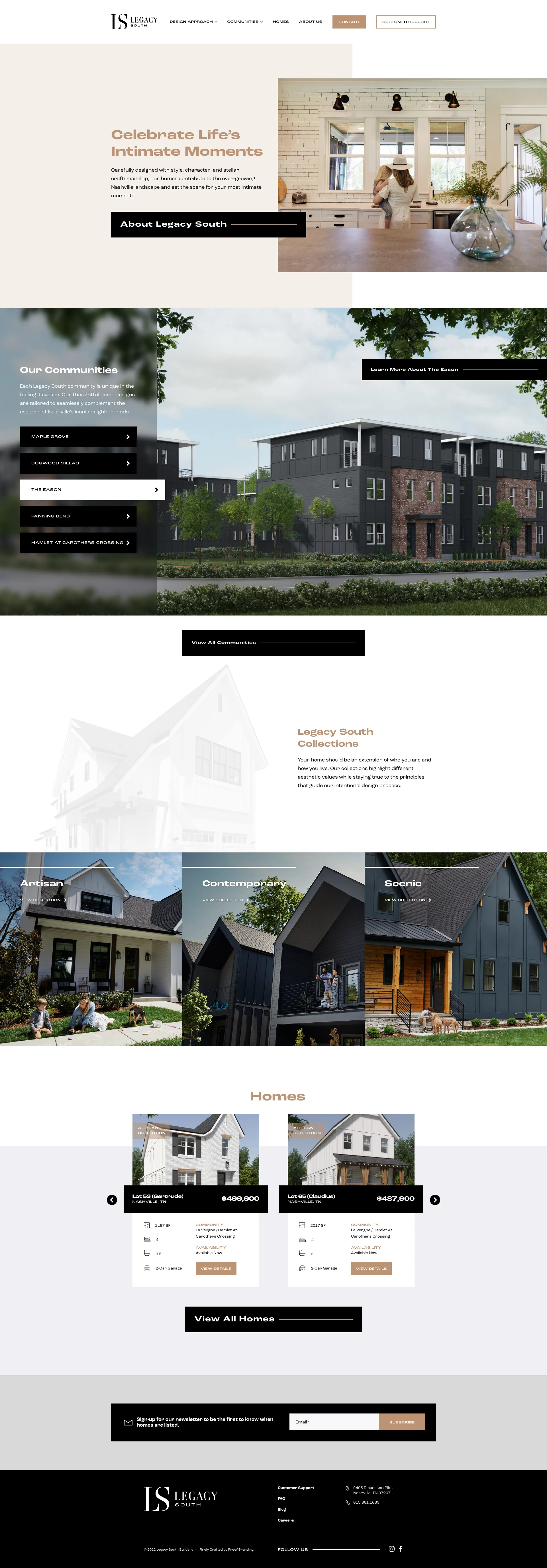 Legacy South Website